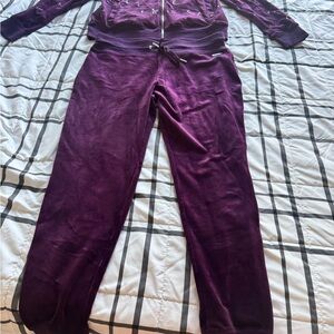 Calvin Klein Rich Purple Velour Apparel